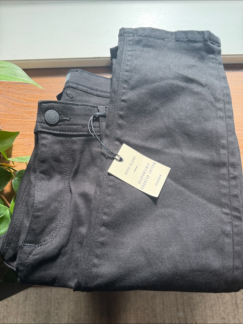 River Island Men’s Skinny Jeans in Black